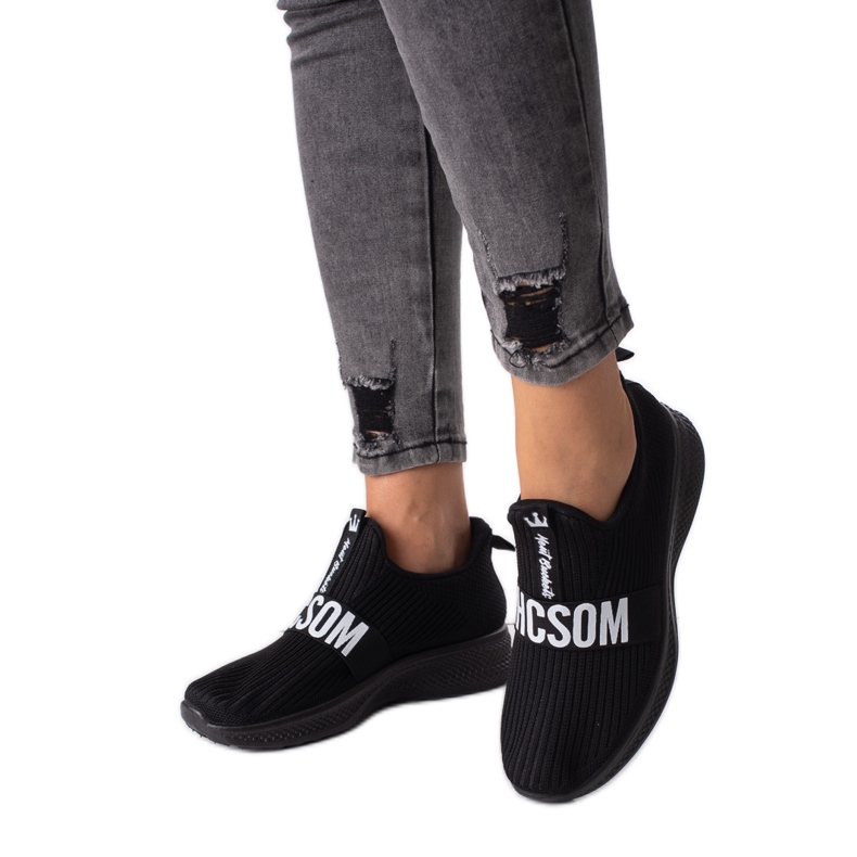 Dámské černé textilní tenisky Shelovet černá