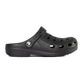 Chlapecké černé lehké žabky černý