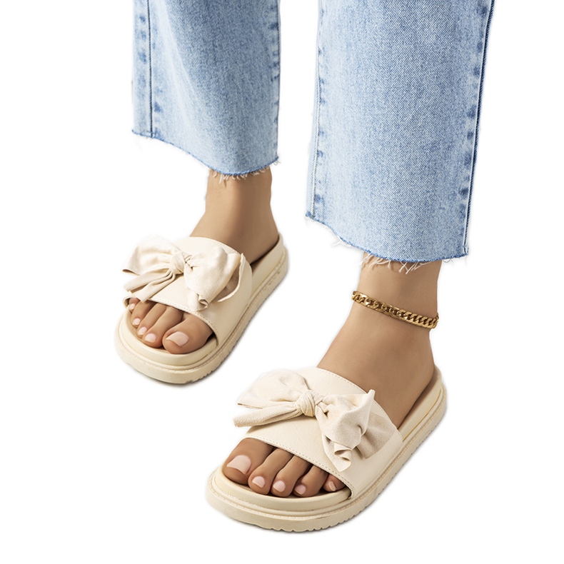 Béžové dámské pantofle Embley béžový