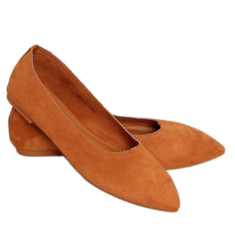 Dámské velbloudí balerínky NK19P Camel hnědý
