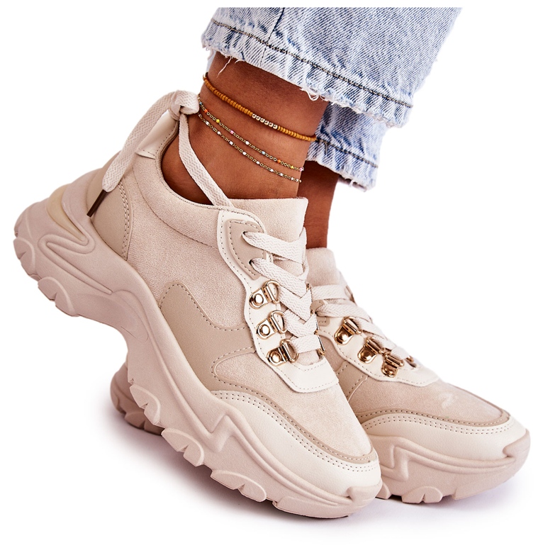 PG1 Dámská semišová sportovní obuv Tenisky Světle béžová Britany béžový PG1 Dámská semišová sportovní obuv Tenisky Světle béžová Britany béžový