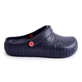 Pánské světlé pantofle Kroks Big Star II175002 Navy Blue modrý