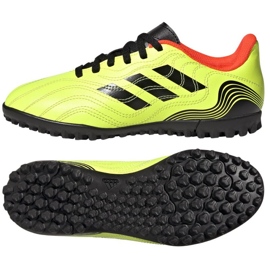 Boty Adidas Copa Sense.4 Tf Jr GZ1374 žluť žluté