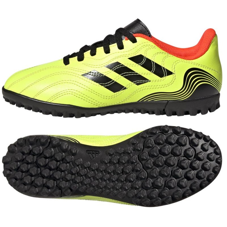 Boty Adidas Copa Sense.4 Tf Jr GZ1374 žlutá žluté