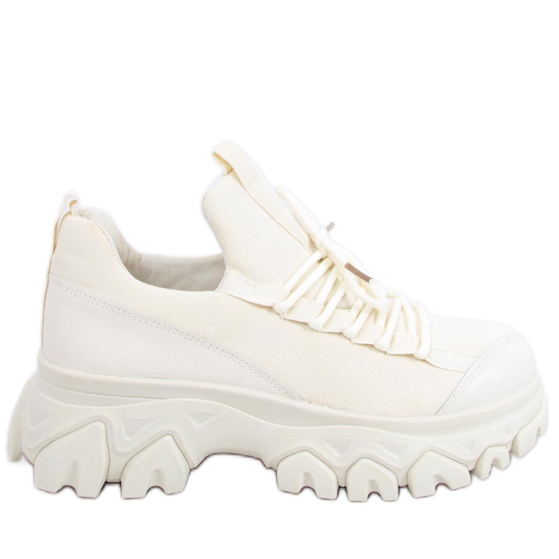 Sportovní boty Huggy Beige s vysokou podrážkou béžový