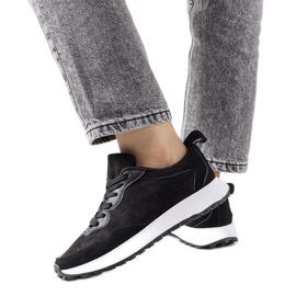 Černé dámské tenisky Buoro černý