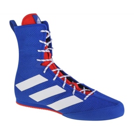 Boxerské boty adidas Box Hog 3 M FZ5306 modrý Boxerské boty adidas Box Hog 3 M FZ5306 modrý