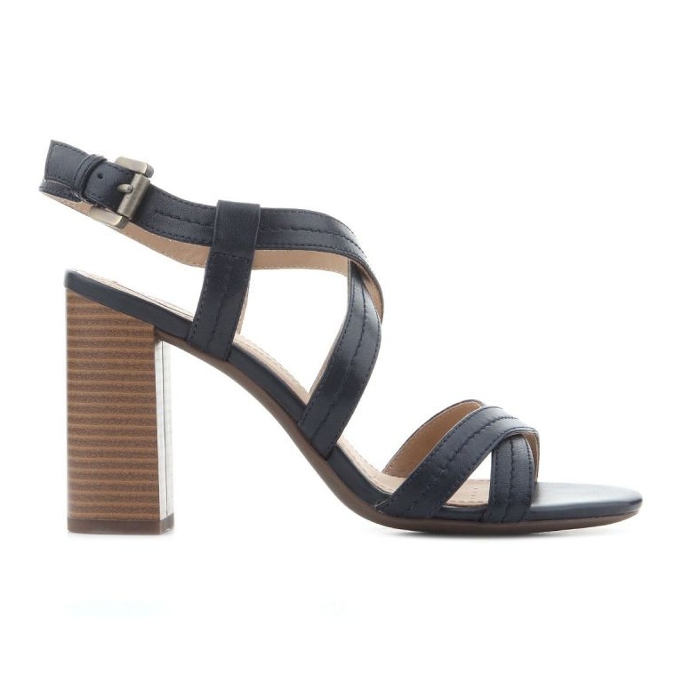 Černé klasické sandály Geox D Audalies HSA D824WA 000TU C4002 černá