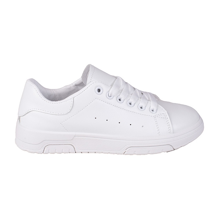 Bílé dámské tenisky Shelovet vyrobené z ekologické kůže bílý