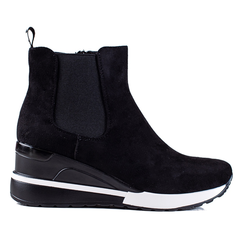 Dámské sportovní boty Vinceza na černém klínku černá