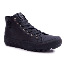 Dámské tenisky Big Star High Warmed Black EE274110 černý