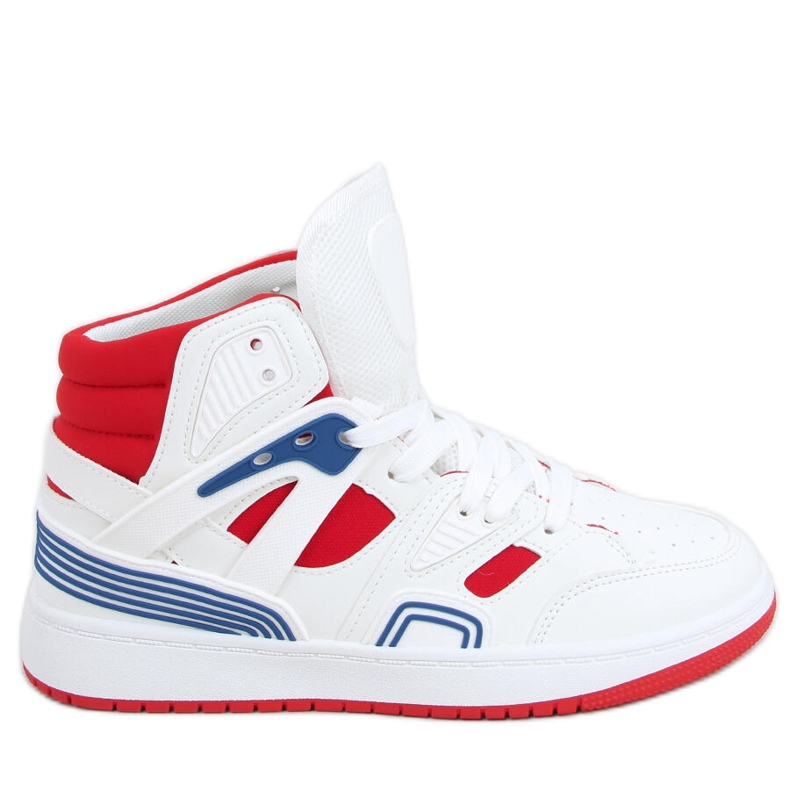 Vysoké tenisky Pall White Red bílý Vysoké tenisky Pall White Red bílý
