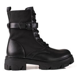 Černé dámské tašky Shelovet na silné platformě černý