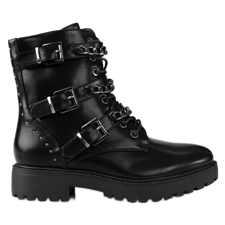 Černé dámské tašky Shelovet s řetízky černá