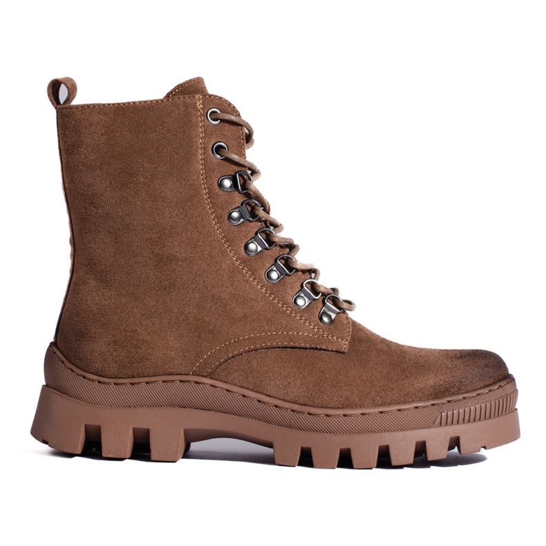 W. Potocki Béžové semišové dámské pracovní oděvy značky Potocki hnědý W. Potocki Béžové semišové dámské pracovní oděvy značky Potocki hnědý