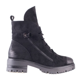 Černé semišové tašky W. Potocki černý