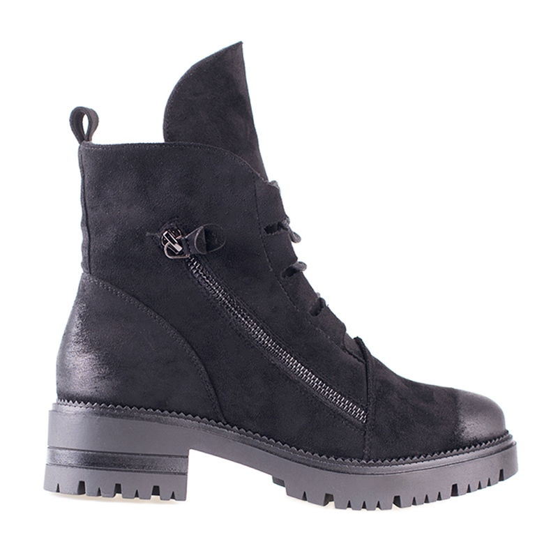 Černé semišové tašky W. Potocki černá