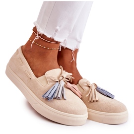 PS1 Dámské tenisky Slip-On béžová Venira béžový PS1 Dámské tenisky Slip-On béžová Venira béžový