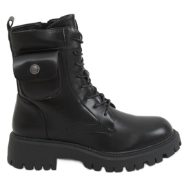 Pracovníci s kapsou Dakar Black černá