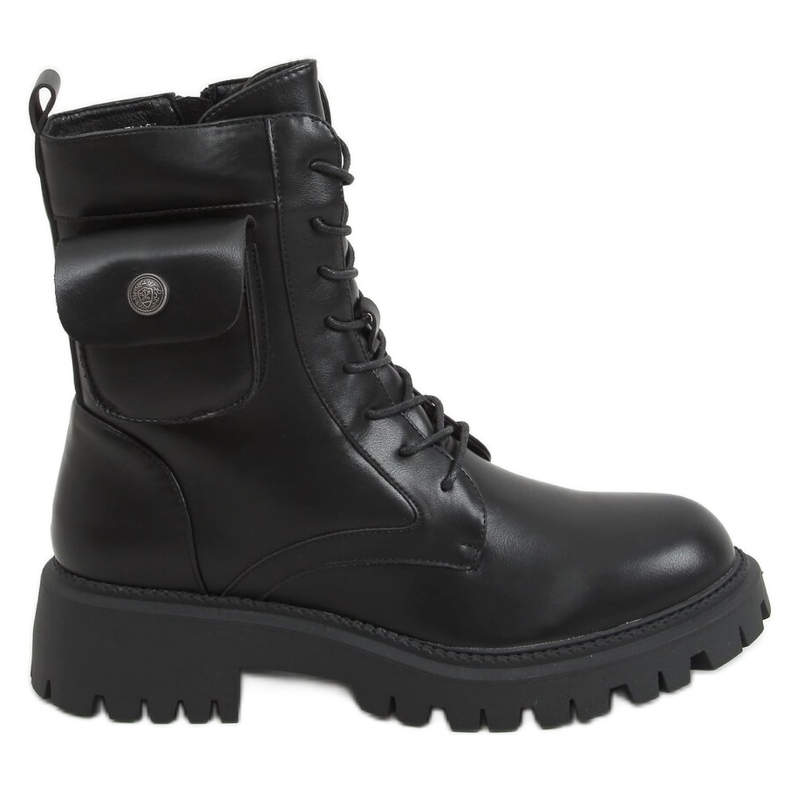 Pracovníci s kapsou Dakar Black černá