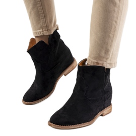 Černé kotníkové boty značky Zoki černý