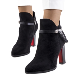 Černé vysoké podpatky Deshi černý