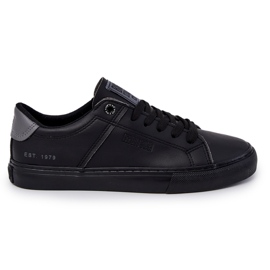 Kožené pánské tenisky Big Star JJ174108 Black černý