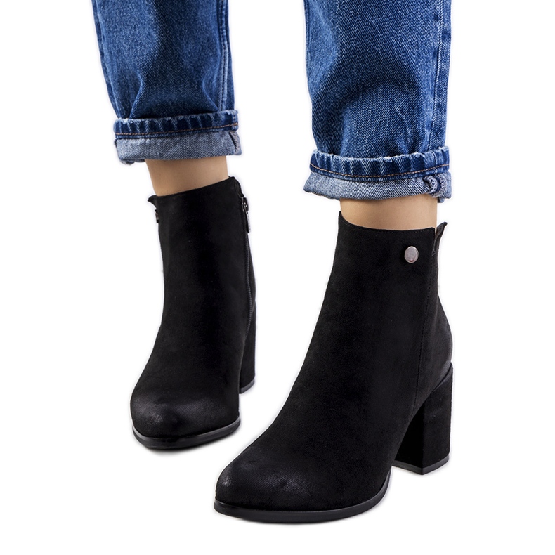 Černé boty Goldcrest černá