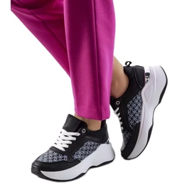 Černé sportovní tenisky Milan černá Černé sportovní tenisky Milan černá