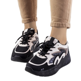 Černé tenisky Brito bílý černý