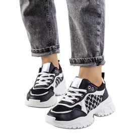 Dámské černé a bílé tenisky Florival bílý