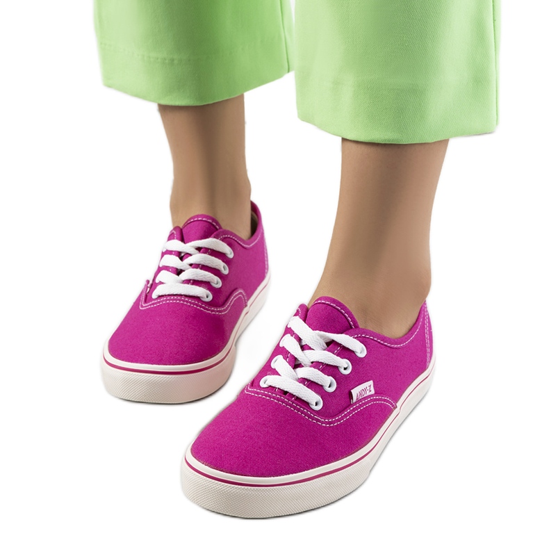 Emal růžové tenisky růžový