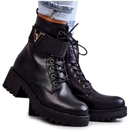 PG1 Kožené Holínky S Černým Ramsey Oteplením