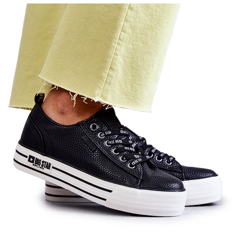 Nízké dámské tenisky Big Star KK274015 Černá