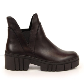 Černé dámské boty Chelsea boots Dolce Pietro černý