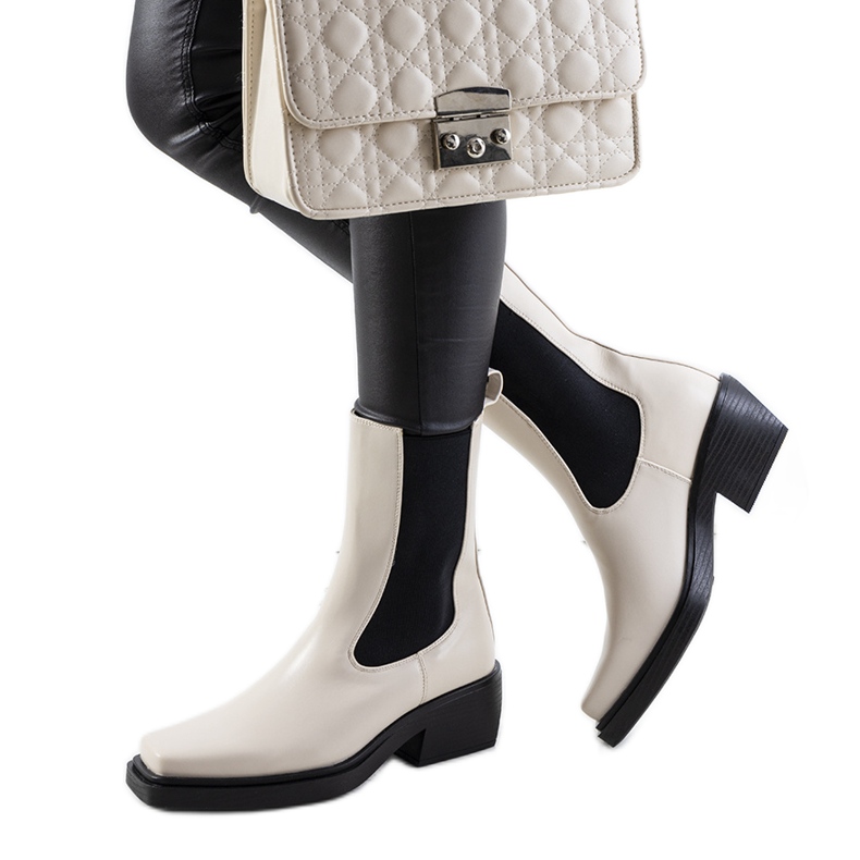 Béžové kozačky Maret béžový