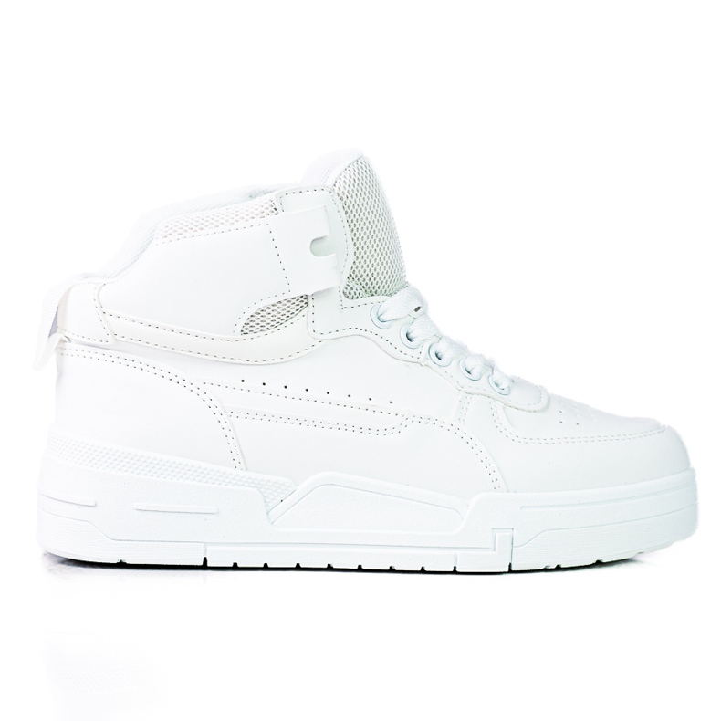 Dámské tenisky Shelovet s vysokým svrškem bílé bílý