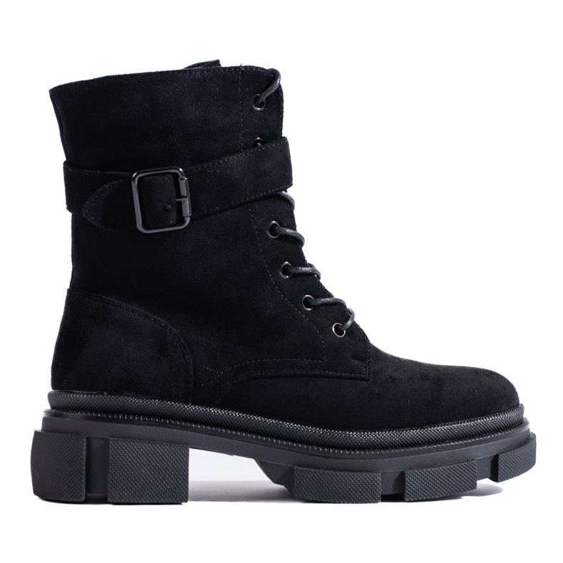 Černé dámské tašky na silné podrážce Shelovet černá