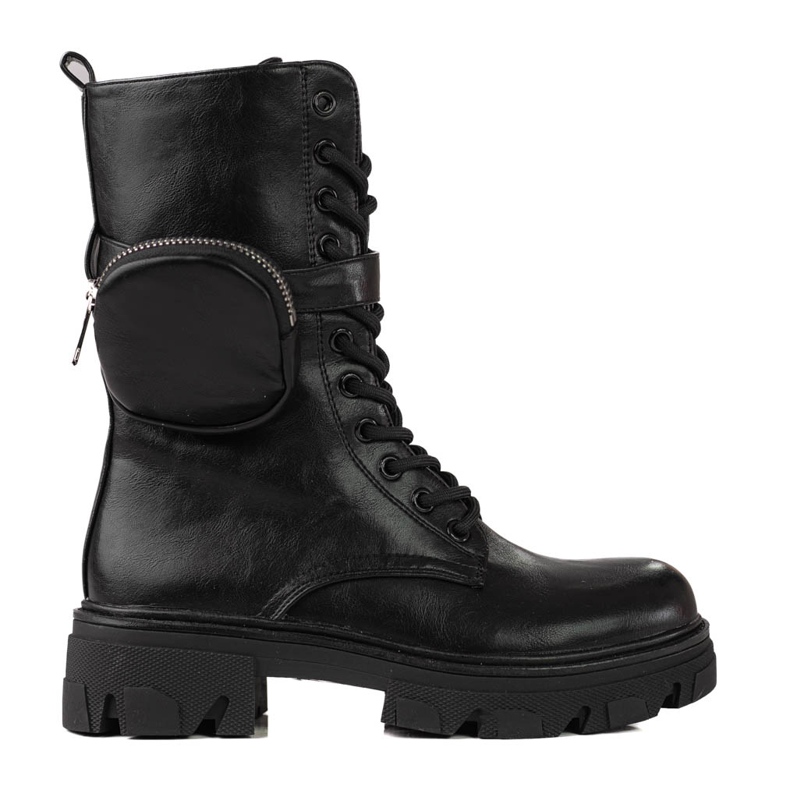 Černé dámské tašky s kapsou černá