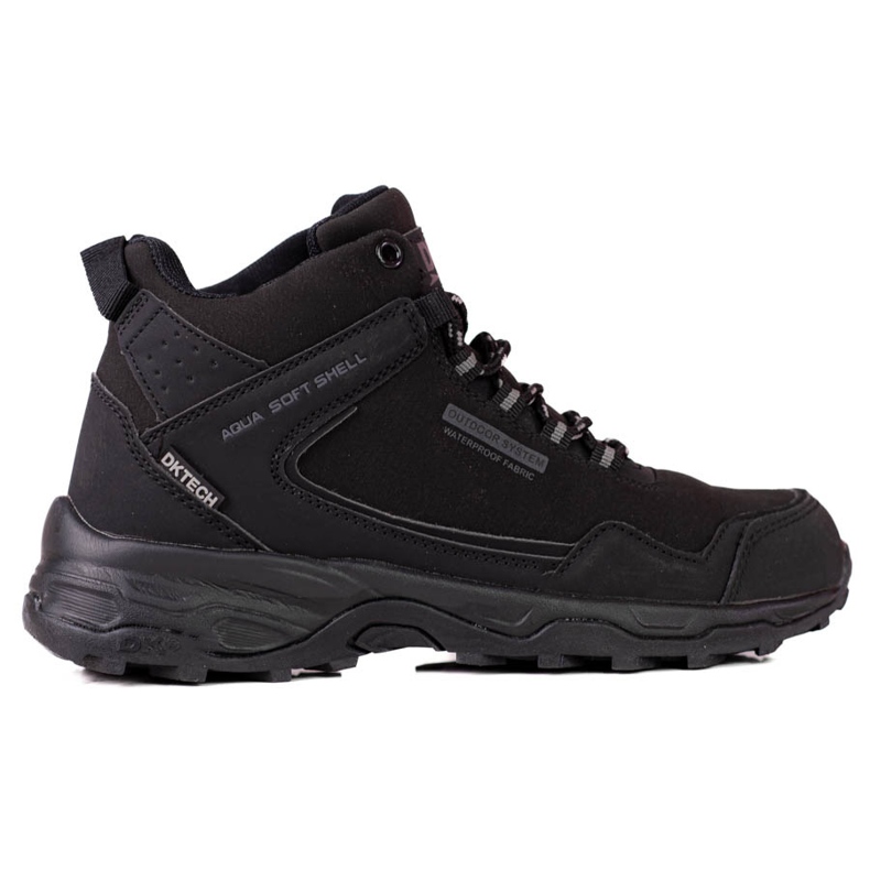 Černé dámské vysoké trekingové boty DK černá Černé dámské vysoké trekingové boty DK černá