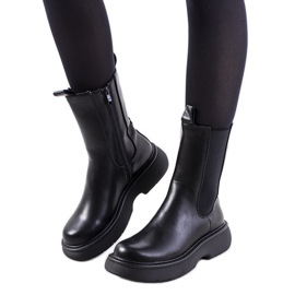 Černé kozačky od Willsden boots černá