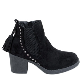 Logue Black vysoké podpatky černý