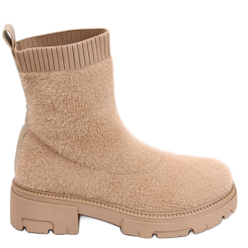 Ponožkové boty Roanna Khaki béžový Ponožkové boty Roanna Khaki béžový