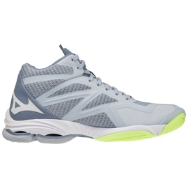 Volejbalové boty Mizuno Wave Lightning Z7 Mid W V1GC225002 šedá odstíny šedé