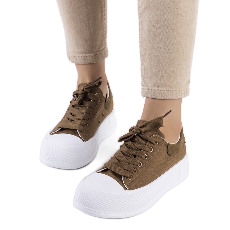 Zelené tenisky na platformě Kilkenny zelená Zelené tenisky na platformě Kilkenny zelená