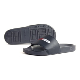 Tommy Hilfiger výšivka Hilfiger Pool Slide FM0FM04226 námořnická modř