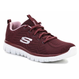 Boty Skechers Graceful Get Connected W 12615-WINE červený