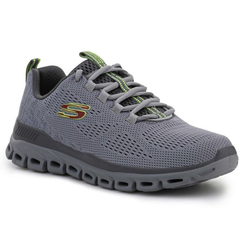Skechers Glide Step Fasten Up M 232136-GRY šedá Skechers Glide Step Fasten Up M 232136-GRY šedá