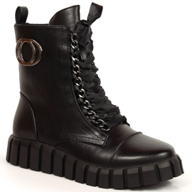 Dámské černé Workers na platformě Potocki černý