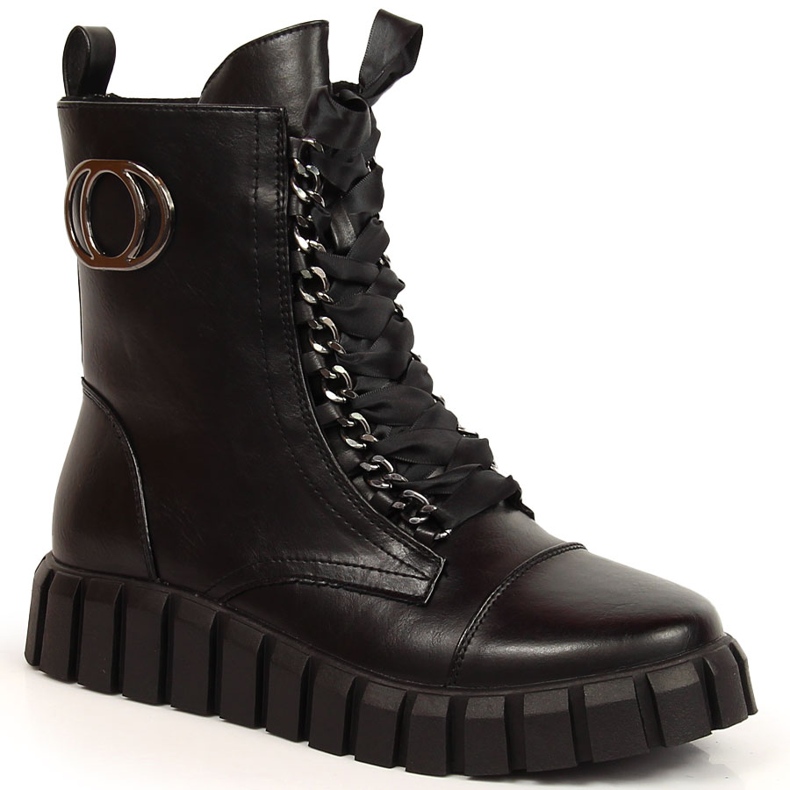 Dámské černé Workers na platformě Potocki černá